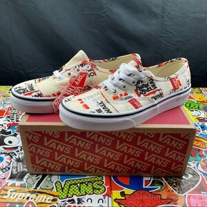 Vans Authentic Style Logo Plastered 6 Womens